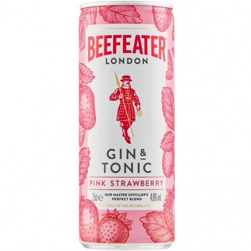 Beefeater & Tonic Pink 0,25L 4,9%