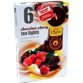 Admit Svícka cajová 6ks Chocolate & Cherry
