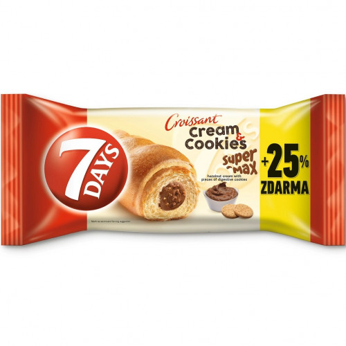7Days Croissant 110g Oříšek & Cookies