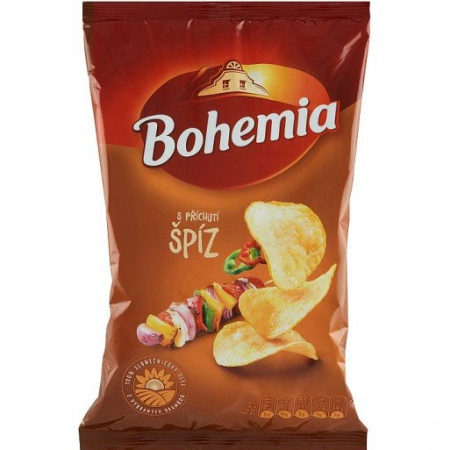 detail Bohemia Chips 130g Chalupářský Špíz (18ks)