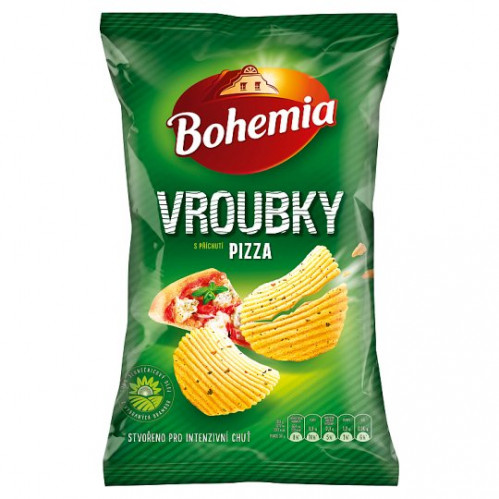 Bohemia Chips 120g Vroub. s Příchutí Pizza (18)