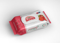 Leno Wet Wipes 120ks Strawberry