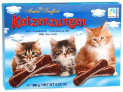 Maitre Truffout 100g Katzenzungen Blue