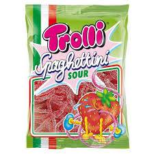 Trolli 100g Spaghettini Strawberry