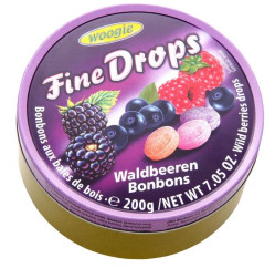 Woogie 200g Fine Drops Waldbeeren