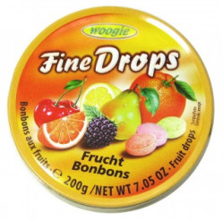 Woogie 200g Fine Drops Fruity Mix