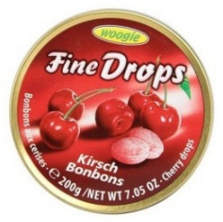 Woogie 200g Fine Drops Cherry