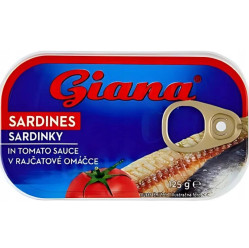 Giana 125g Sardinky v Tomatové Omáčce (12)