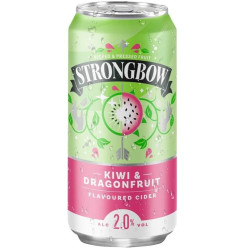 Strongbow 440ml Kiwi & Dragon Fruit (24)