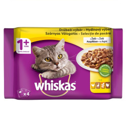 Whiskas Kaps. 4x85g Drůběží výběr ve šťávě (13)