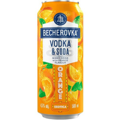 Becherovka 0,5L Vodka Soda Orange 4,5%