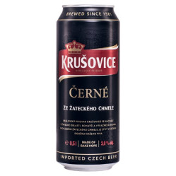 Krušovice 0,5L Černý Plech (24)