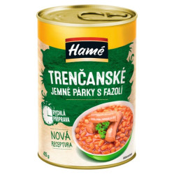 Hamé 415g Trenčanské Jemné Párky s Fazolí (+20%) (12)