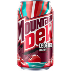 USA 355ml Mountain Dew Code Red Cherry (12)
