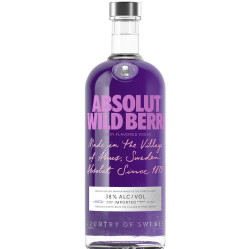 Absolut 1L Wild Berri Vodka 38% (x12)