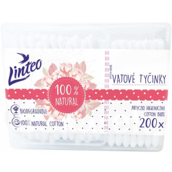 Linteo Vatové Tyčinky Box 200ks
