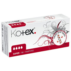 Kotex Tampony 16ks Super (24/krt)