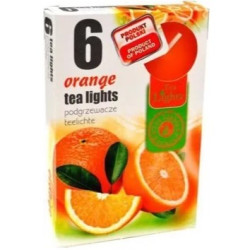Admit Svíčka Čajová 6ks Orange