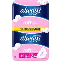 Always Ultra Duo Sensitive Super (16ks/fol)