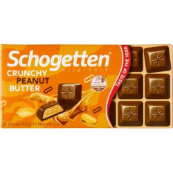 Schogetten 100g Crunchy Peanut Butter *