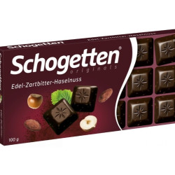 Schogetten 100g zartbitter haselnuss *