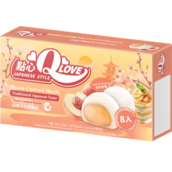 Mochi 80g White Peach Custard