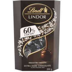 Lindt Lindor 200g Dark 60% Cocoa