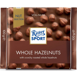 Ritter Sport 100g Nut Whole Halzenut (10)