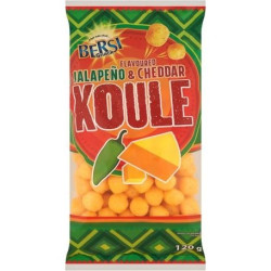 Bersi Koule 120g jalapeňo s čedarem (x20)