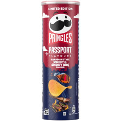 Pringles 165g Canadian Sweet Smoky BBQ