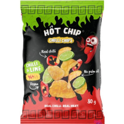 Hot Chip 80g Chips Chili and Lime