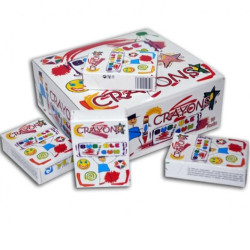 Bubble Gum Crayons 35g (18) (stick)