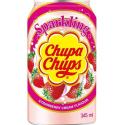 USA Chupa Chups 345ml Strawberry Cream (24ks)