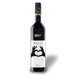 Kafer 0,75L Merlot Italien Halbtrocken
