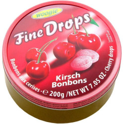 Woogie 200g Fine Drops Cherry