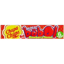 Chupa Chups Žvýkačka Babol 27,6g Jahoda (20ks)