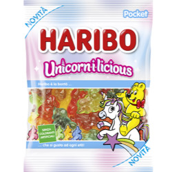 Haribo 80g Unicorn-i-licious