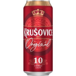 Krušovice 0,5L 10° Plech (24x)