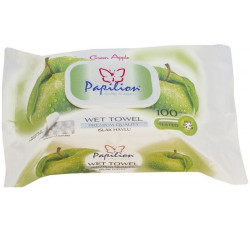 Papilion Vlhčené Ubrousky 100ks Green Apple