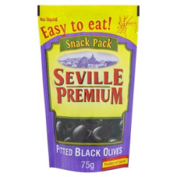 Olivy Černé 75g Sáček Seville Premium
