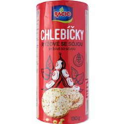 Racio 130g Chlebíčky Rýžové se Sójou (12)