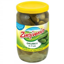 Znojmo 520g Okurky 5-7cm