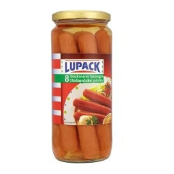 Lupack Holandské párky sklo 520g