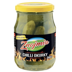 Znojmo 340g Okurky Chilli
