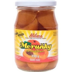ALIBONA 330ml Meruňky ve sladkém 33g
