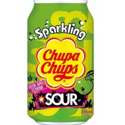 USA Chupa Chups 345ml Green Apple Sour (24)