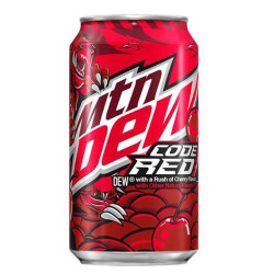USA 355ml Mountain Dew Code Red Cherry (12)