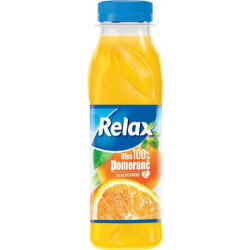 Relax 0,3L PET Pomeranč 100% (12)