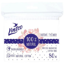 Linteo Vatové Tyčinky ZIP 80ks