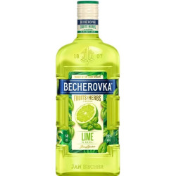 Becherovka 0,5L Limetka Bazalka 20%